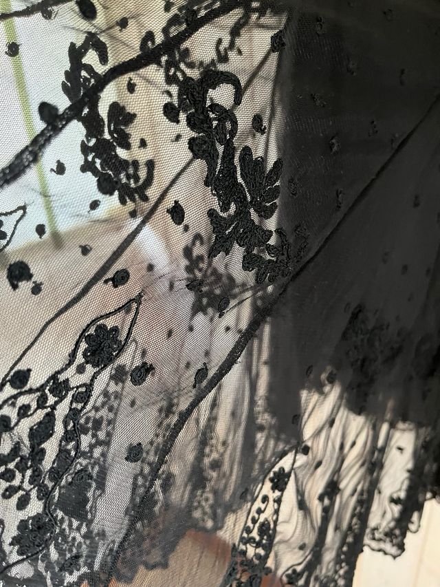 Falda de tull y encaje de Pedro del Hierro