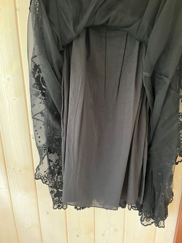 Falda de tull y encaje de Pedro del Hierro