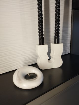 Elegante soprammobile candeliere decoro casa