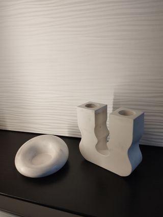 Elegante soprammobile candeliere decoro casa