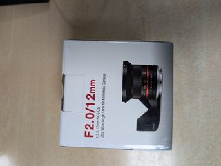 Samyang f2.0 12mm montura Fuji