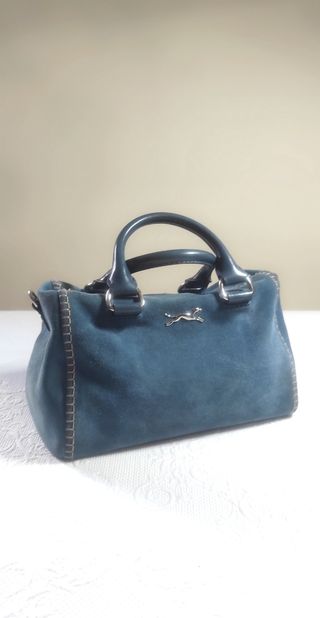 BOLSO BIMBA Y LOLA ANTE AZUL 