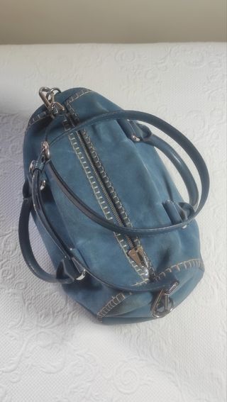 BOLSO BIMBA Y LOLA ANTE AZUL 