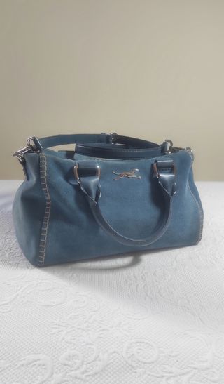 BOLSO BIMBA Y LOLA ANTE AZUL 