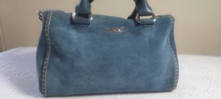 BOLSO BIMBA Y LOLA ANTE AZUL 