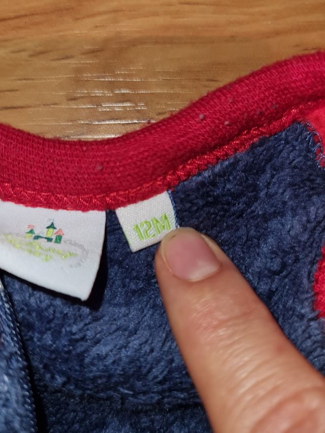Pijama disney invierno bebe 9-18 meses
