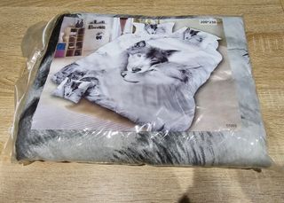 Funda nórdica motivos lobos