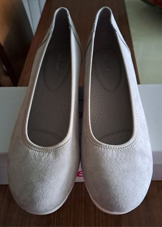 Zapatos aterciopelados