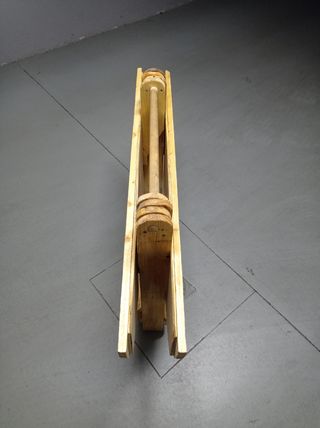 Mesa plegable ovalada