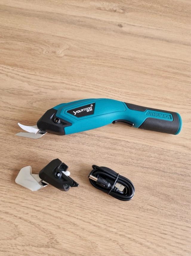 Tijeras eléctricas para tela, cartón, textil