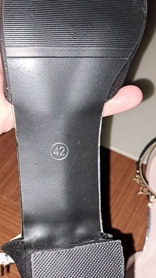 Zapatos tacones talla grande