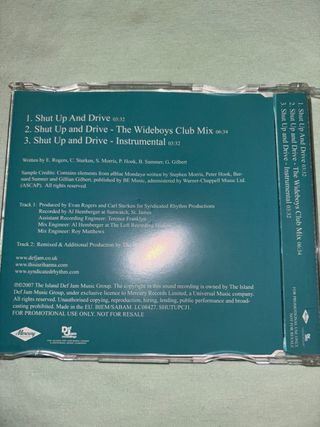 Rihanna - shut up and drive - cd single promo