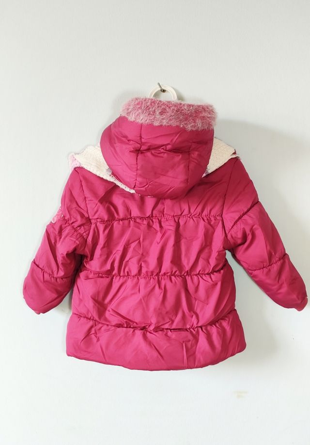 Chaqueta con bufanda niña