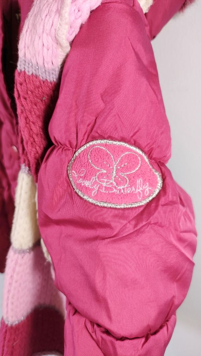 Chaqueta con bufanda niña