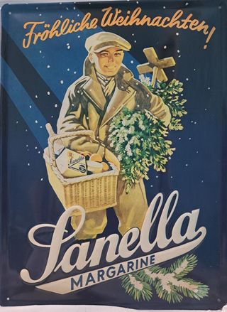 Placa publicitaria vintage 
