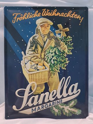 Placa publicitaria vintage 