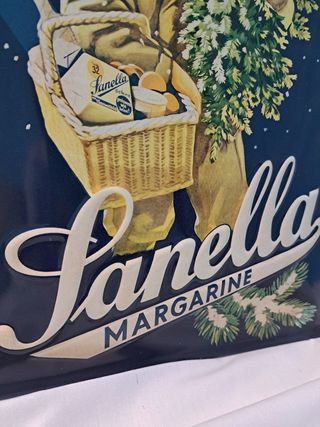 Placa publicitaria vintage 