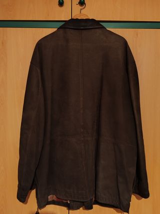 Chaquetón de ante marron