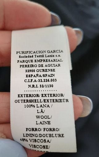 Americana NUEVA T.48 Purificación Garcia