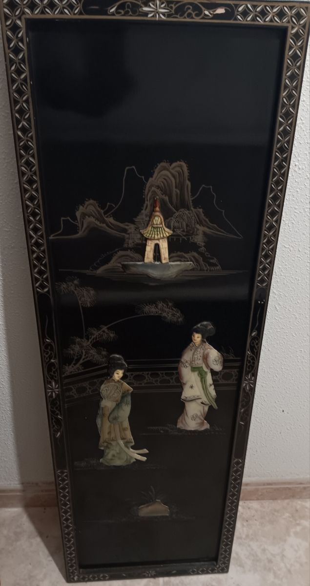 Cuadro japonés antiguo