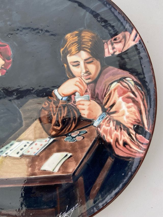 Plato grande decoración