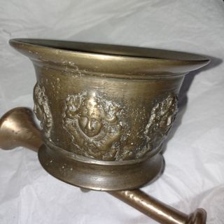 ALMIREZ O MORTERO D BRONCE ANTIGUO S XIX