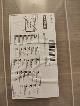 Tapa caja plástico SAMLA