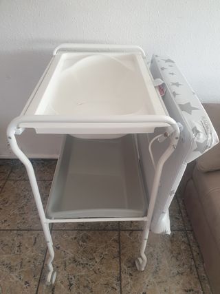 Bañera cambiador extraible PLASTIMYR