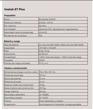 Moto eléctrica  con baul de gran capacidad