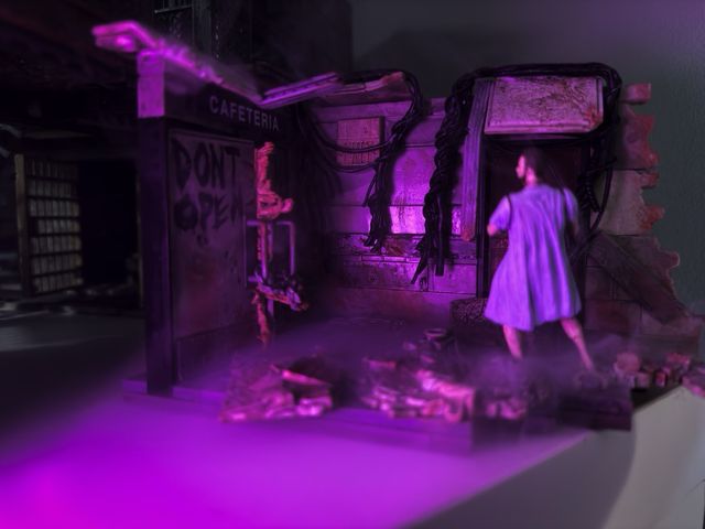 Set completo de diorama Walking Dead de MacFarlane