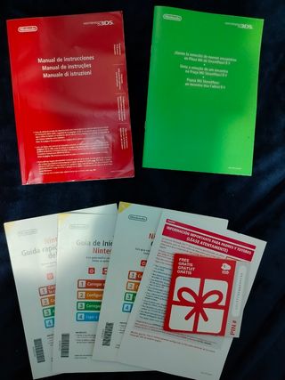 MANUALES CONSOLA NINTENDO 3DS