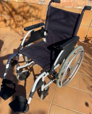 🔴 Silla de ruedas plegable aluminio sunrise