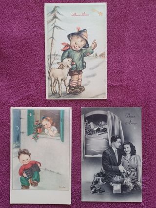 Set di Cartoline nuove vintage Anni '60 Putti