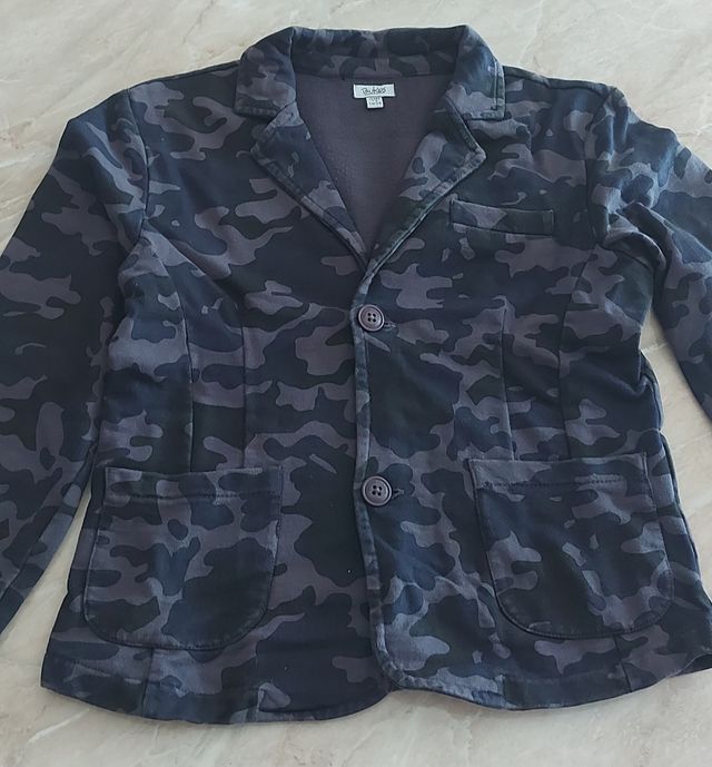 Giacca bambino 7/8 anni camouflage