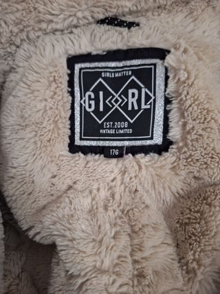 Parka niña talla 176