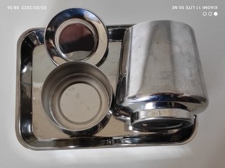 Set Alfra Alessi anni '70 in acciaio