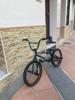Bicicleta Bmx 20 Pulgadas wipe 500 azul con rulos
