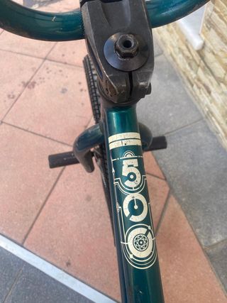 Bicicleta Bmx 20 Pulgadas wipe 500 azul con rulos