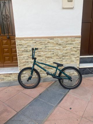 Bicicleta Bmx 20 Pulgadas wipe 500 azul con rulos