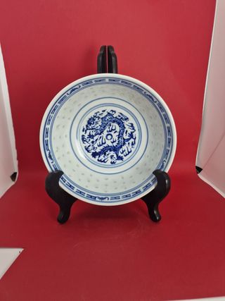 CUENCO ANTIGUO CHINO PORCELANA WANYU
