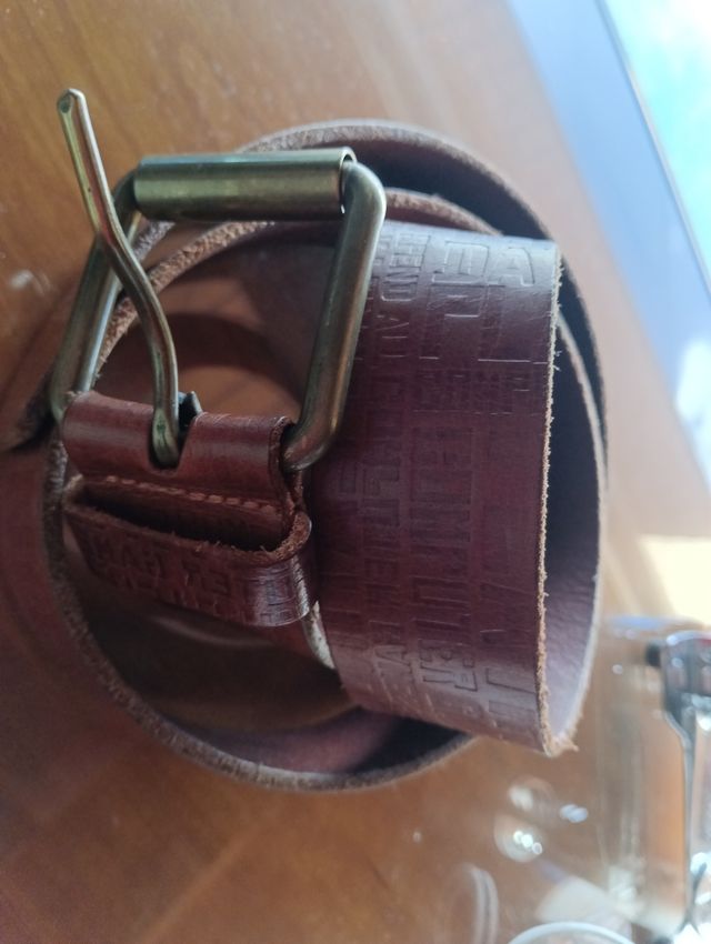 Cinturón Springfiel cuero marron, nuevo, no usado