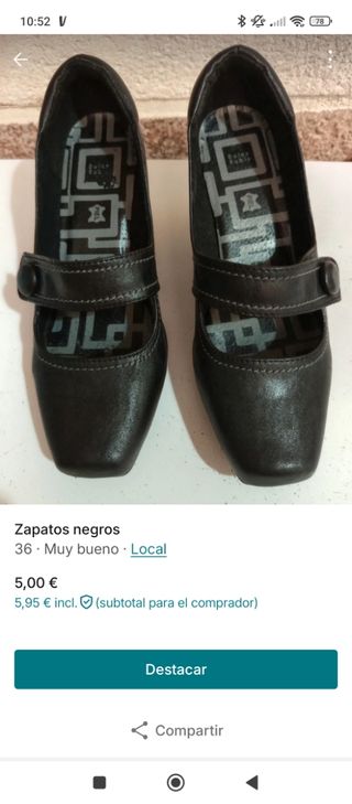Zapatos negros