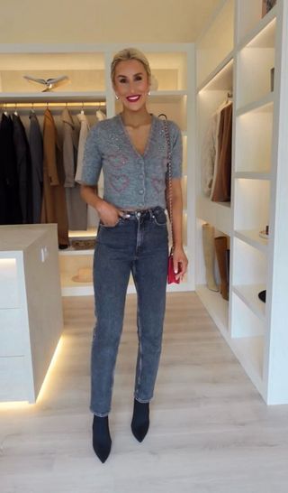 CHAQUETA PUNTO ABALORIOS JOYAS CORAZONES ZARA