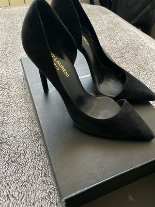 Zapatos de salon negros de yves saint laurent