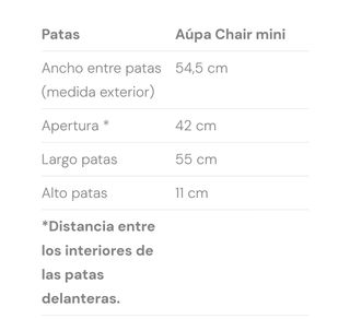 Grúa Aupa Chair Mini NUEVA