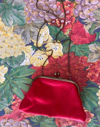 Bolso rojo pelo