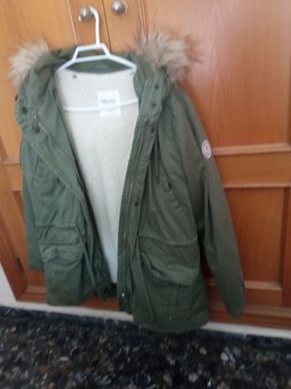 Chaqueta anorak Green coast S verde mili