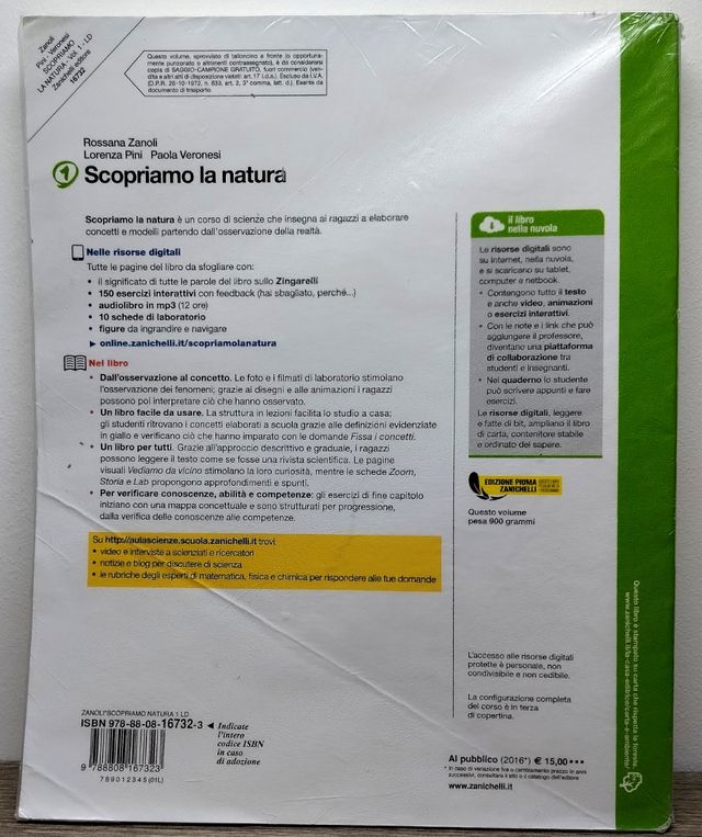 Scopriamo la natura Volume 1 - 9788808167323