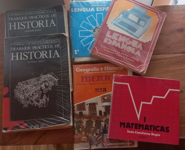 Libros de texto antiguos