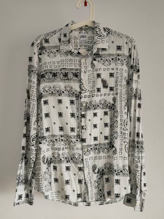 Camisa estampado bandana, viscosa